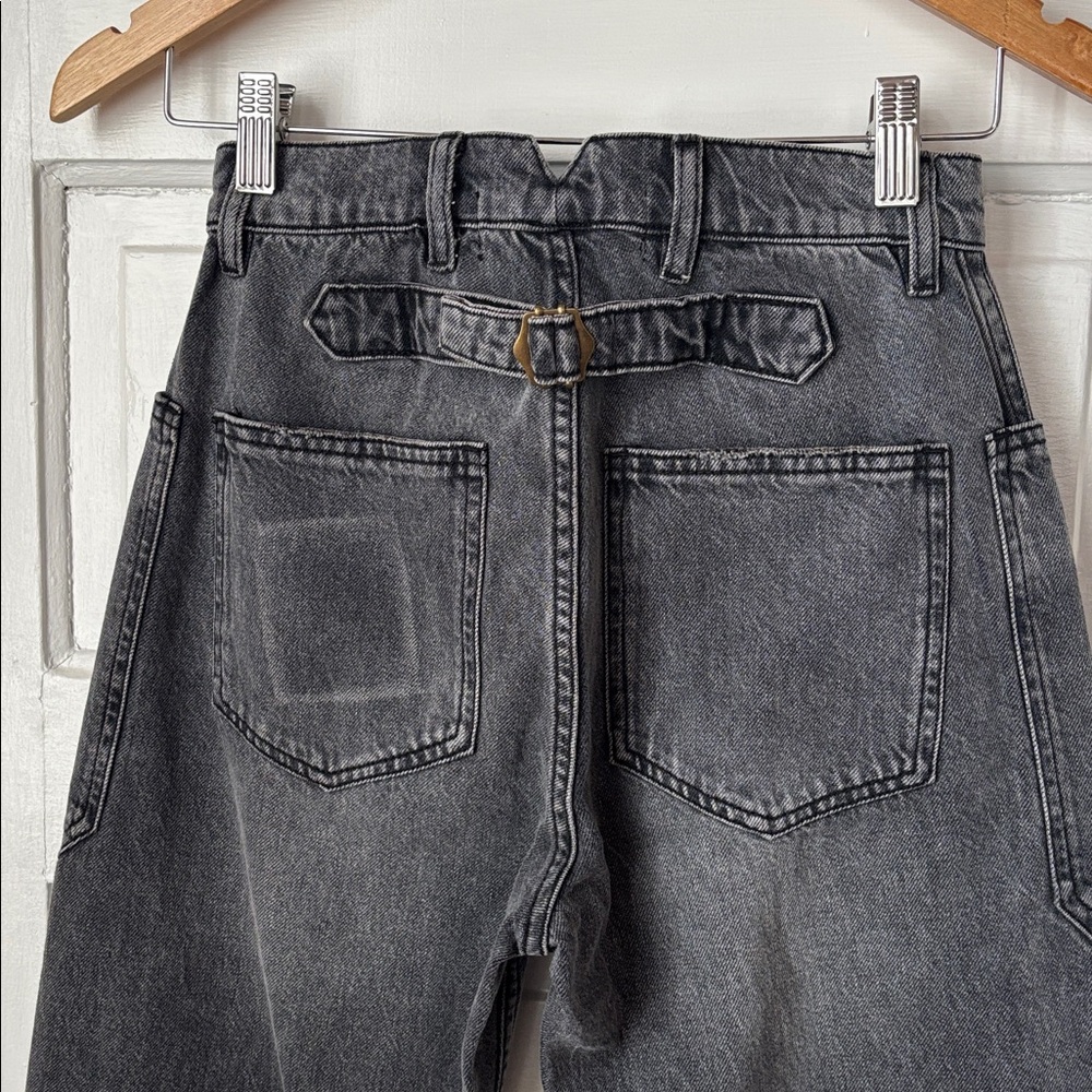 SANDRINE ROSE X FREE PEOPLE STRAIGHT LEG UTILITY JEANS - Picture 5 of 10